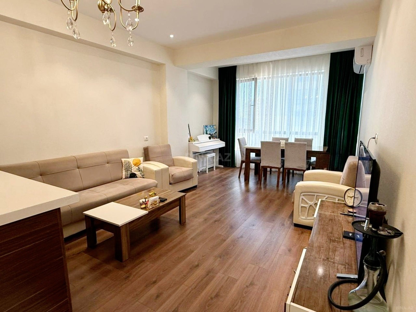 3 otaqlı yeni tikili 100 m², Nəsimi r.