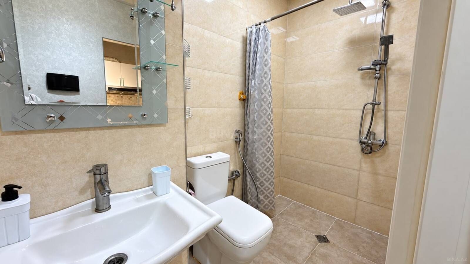 2 otaqlı yeni tikili 60 m², Nərimanov r. - şəkil 2