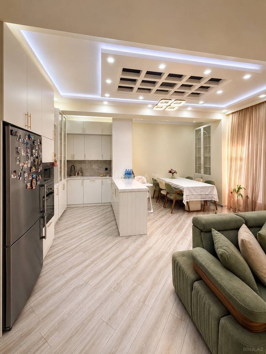 3 otaqlı yeni tikili 108 m², Ağ şəhər q. - şəkil 3
