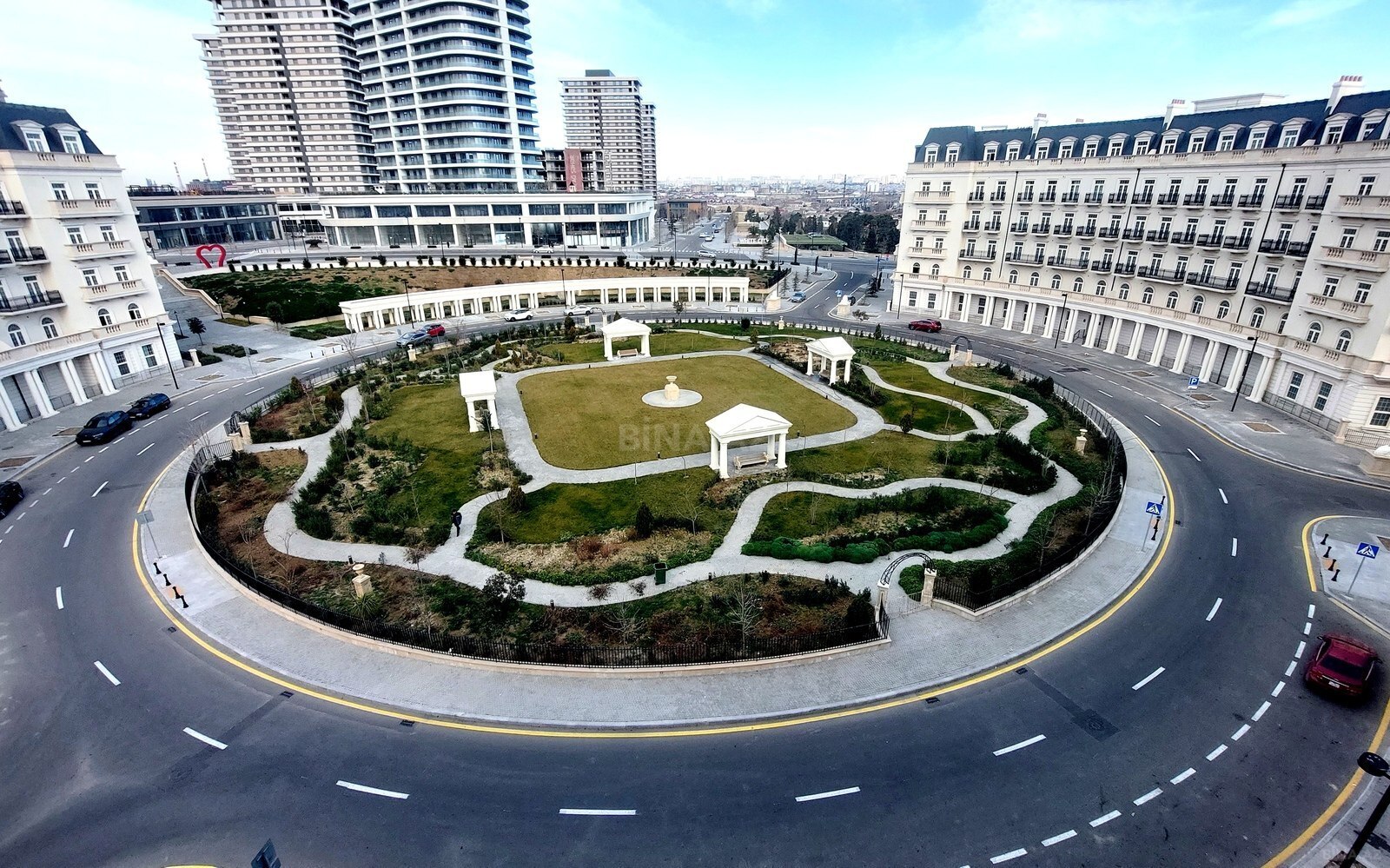 Satılır 3 otaqlı yeni tikili 118.4 m², Ağ şəhər q.