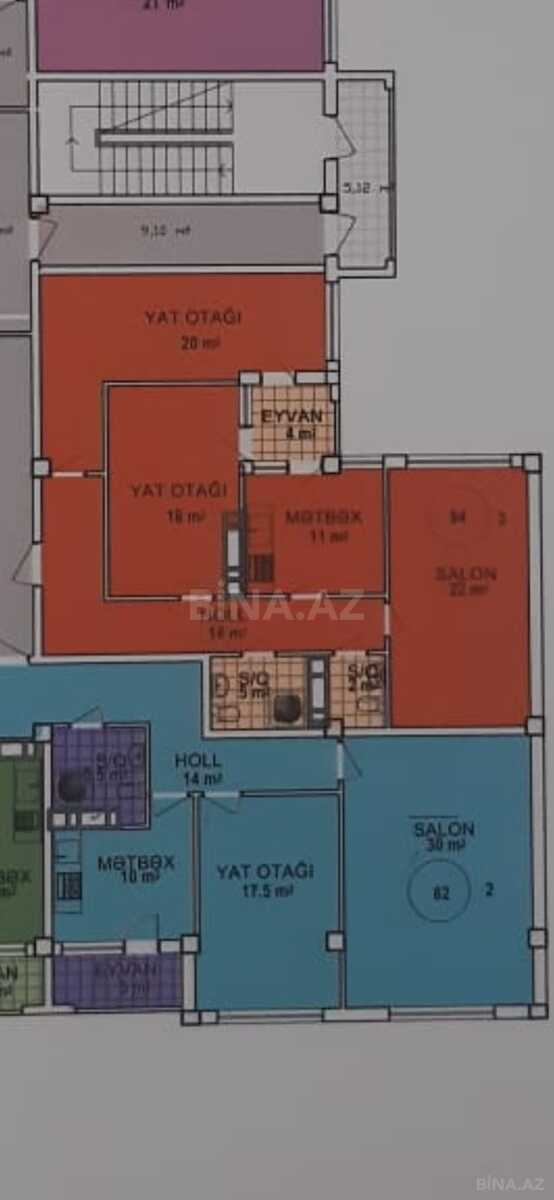 3 otaqlı yeni tikili 94 m², Neftçilər m. - şəkil 2