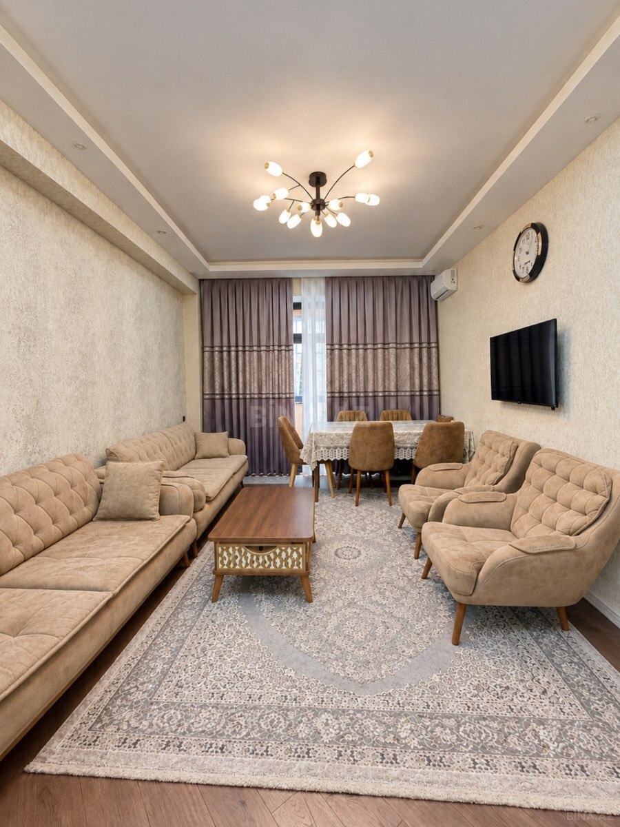 3 otaqlı yeni tikili 120 m², Elmlər Akademiyası m. - əsas şəkil