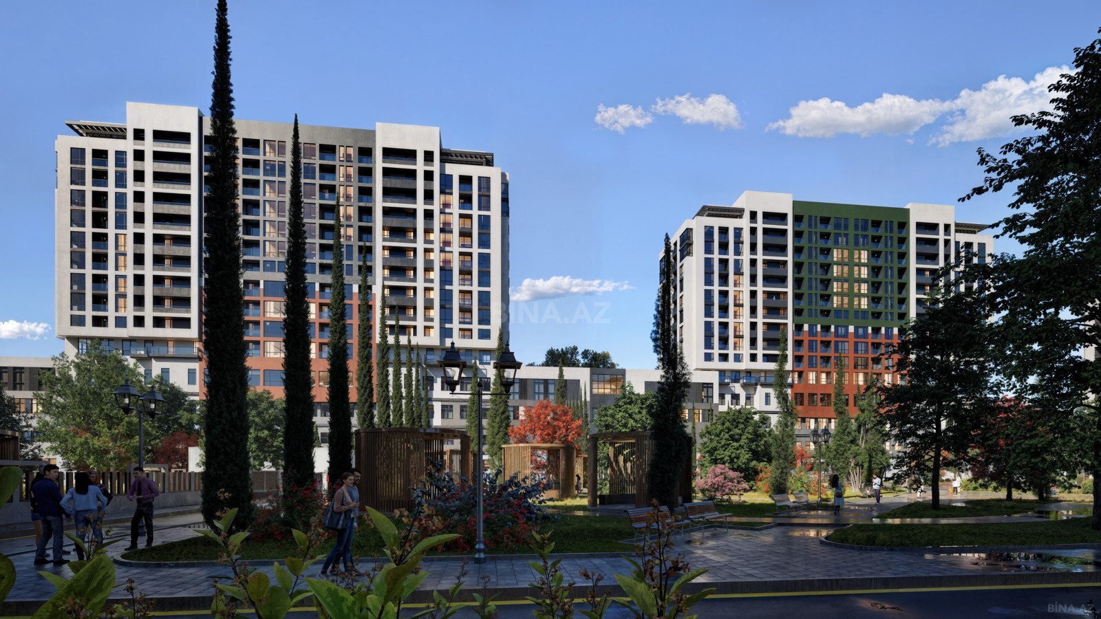 2 otaqlı yeni tikili 81 m², Yeni Yasamal q. - şəkil 3