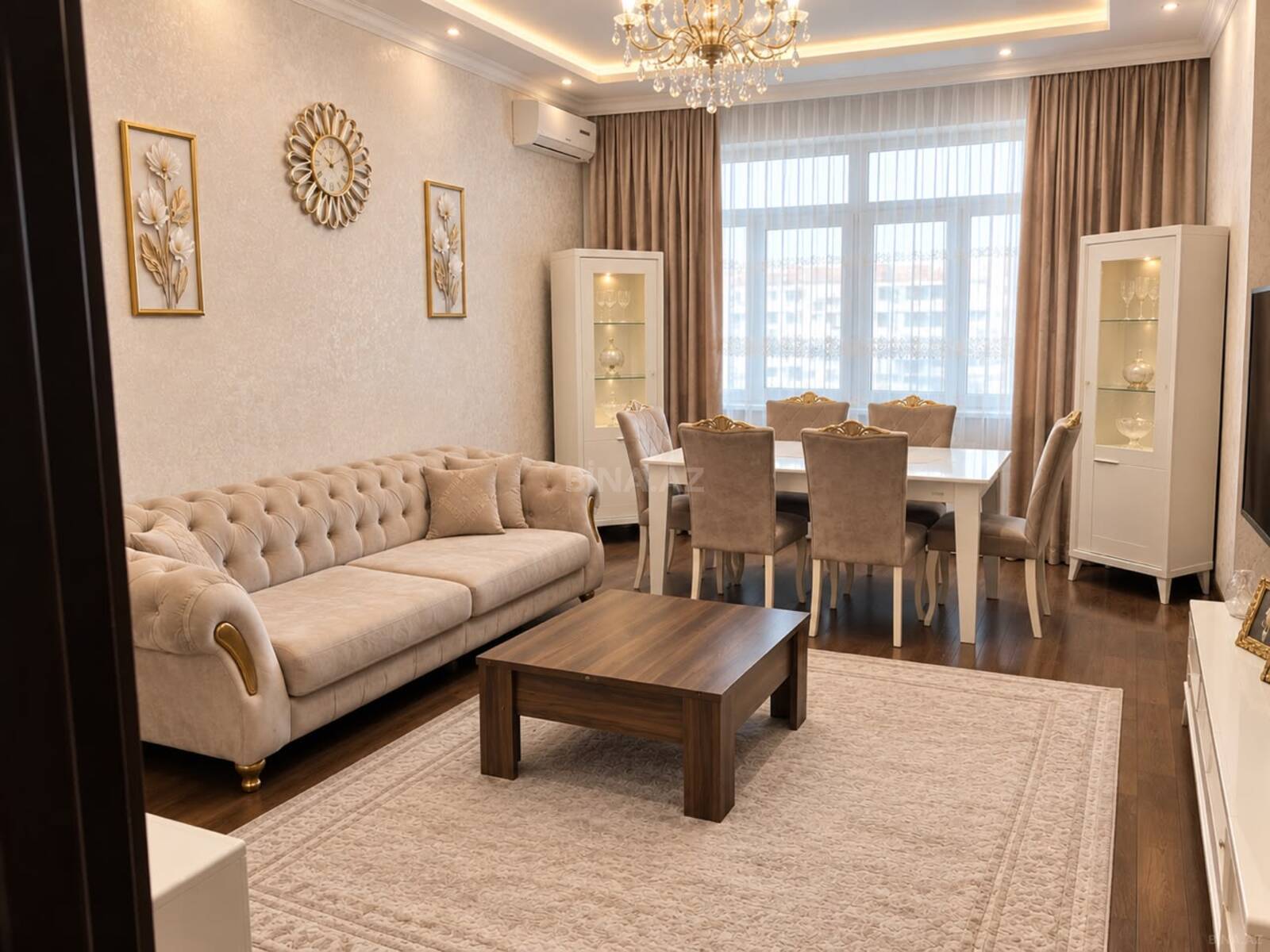 2 otaqlı yeni tikili 100 m², Həzi Aslanov m.