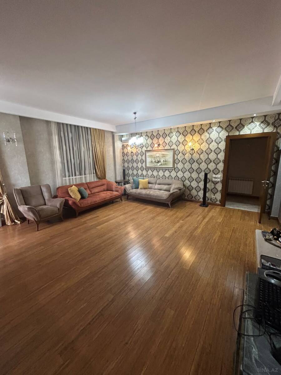 3 otaqlı yeni tikili 127 m², İnşaatçılar m. - əsas şəkil