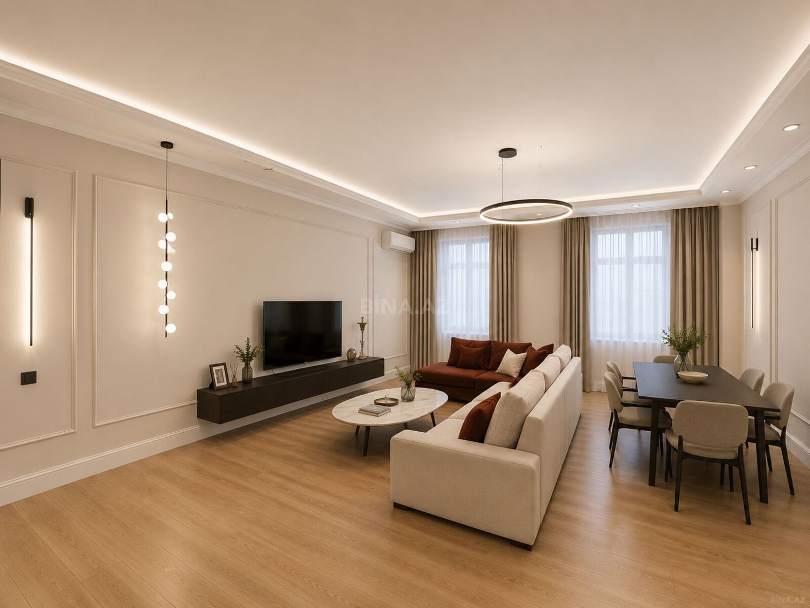 3 otaqlı yeni tikili 150 m², Nizami m. - şəkil 3