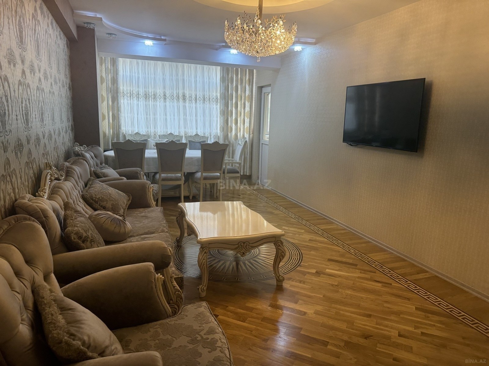 3 otaqlı yeni tikili 130 m², Nərimanov r. - şəkil 2