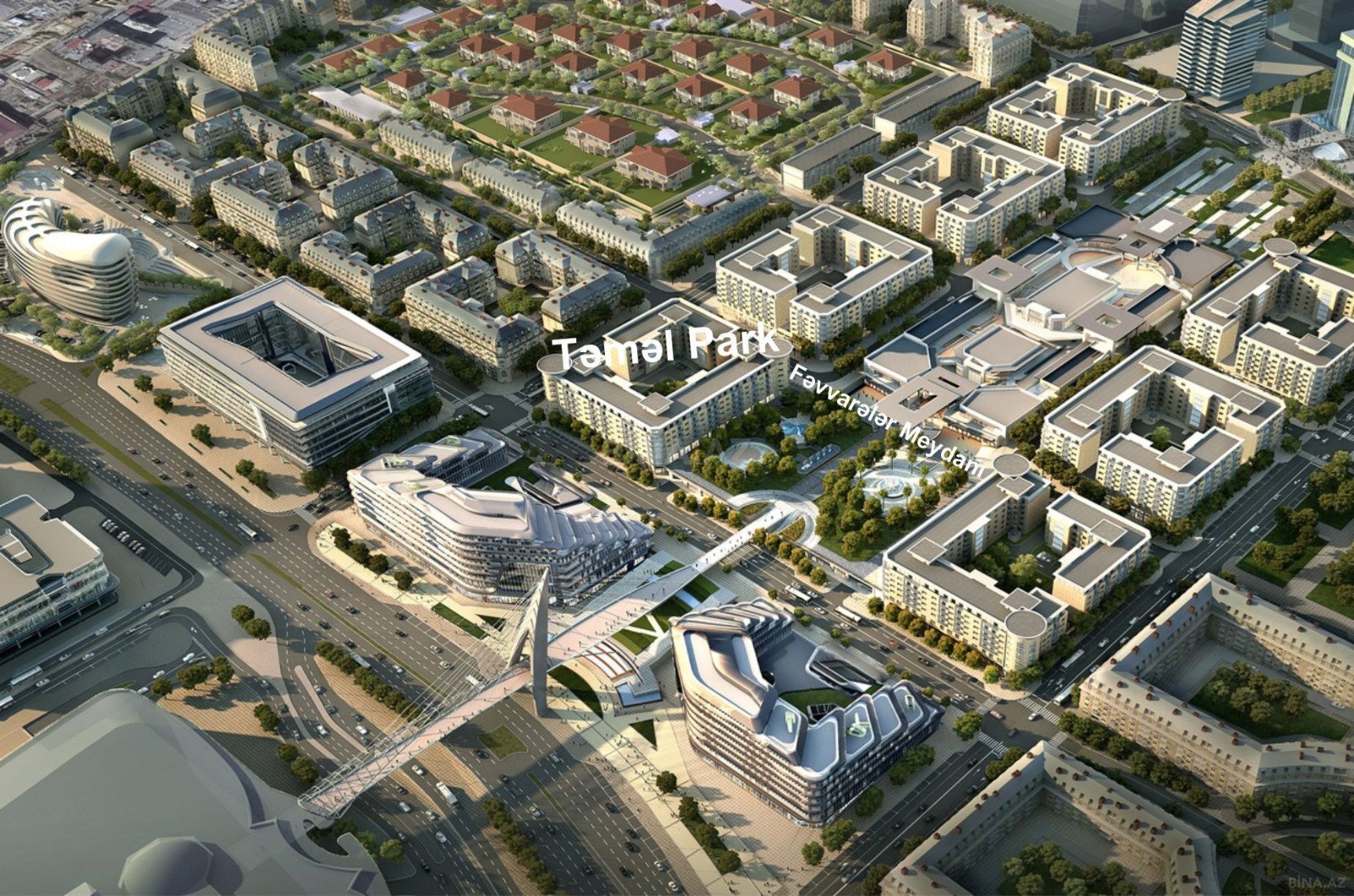 3 otaqlı yeni tikili 95 m², Ağ şəhər q. - şəkil 2
