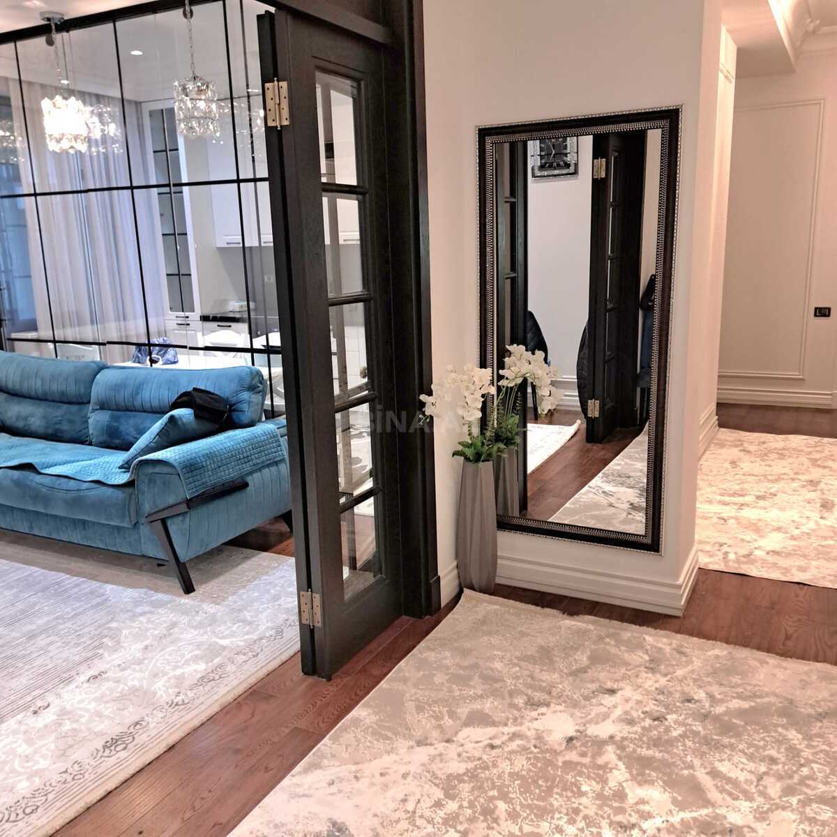 3 otaqlı yeni tikili 120 m², Elmlər Akademiyası m. - şəkil 3