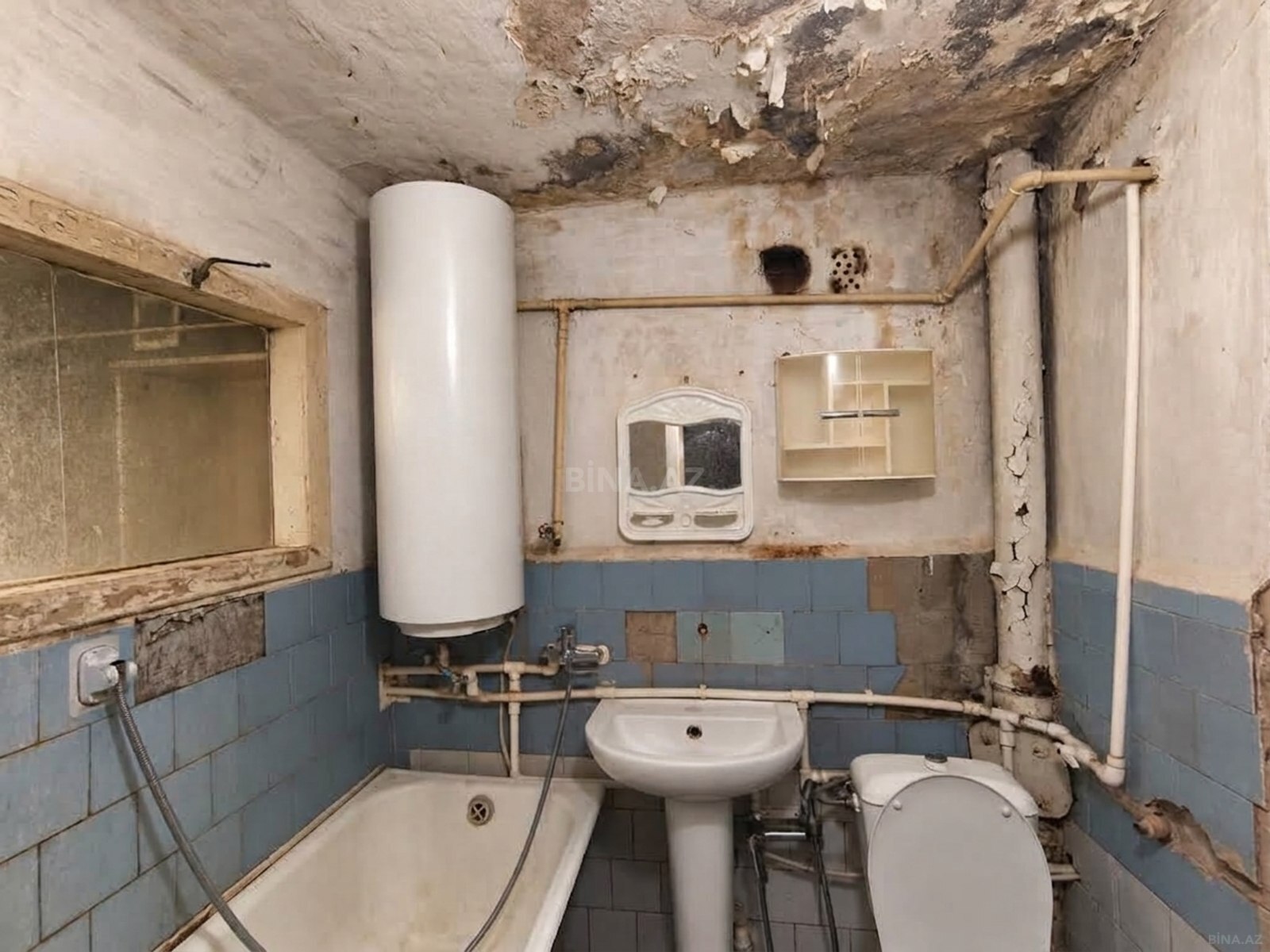 1 otaqlı köhnə tikili 40 m², Nərimanov r. - şəkil 2