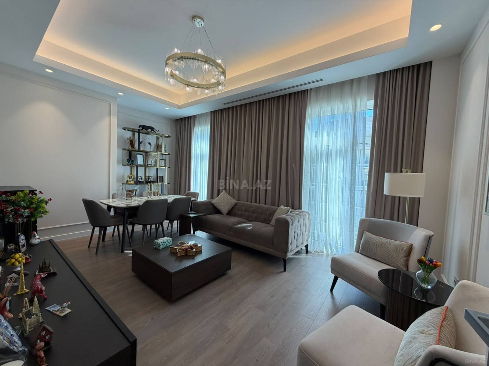 4 otaqlı yeni tikili 127 m², Ağ şəhər q. - şəkil 2