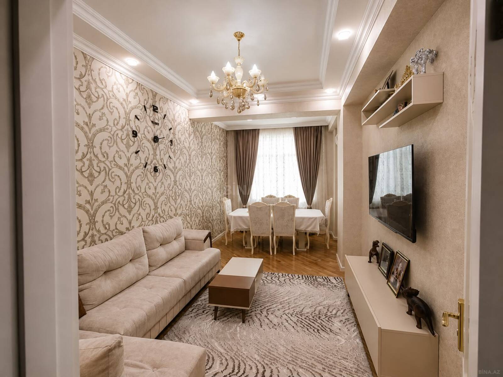 3 otaqlı yeni tikili 110 m², Memar Əcəmi m.