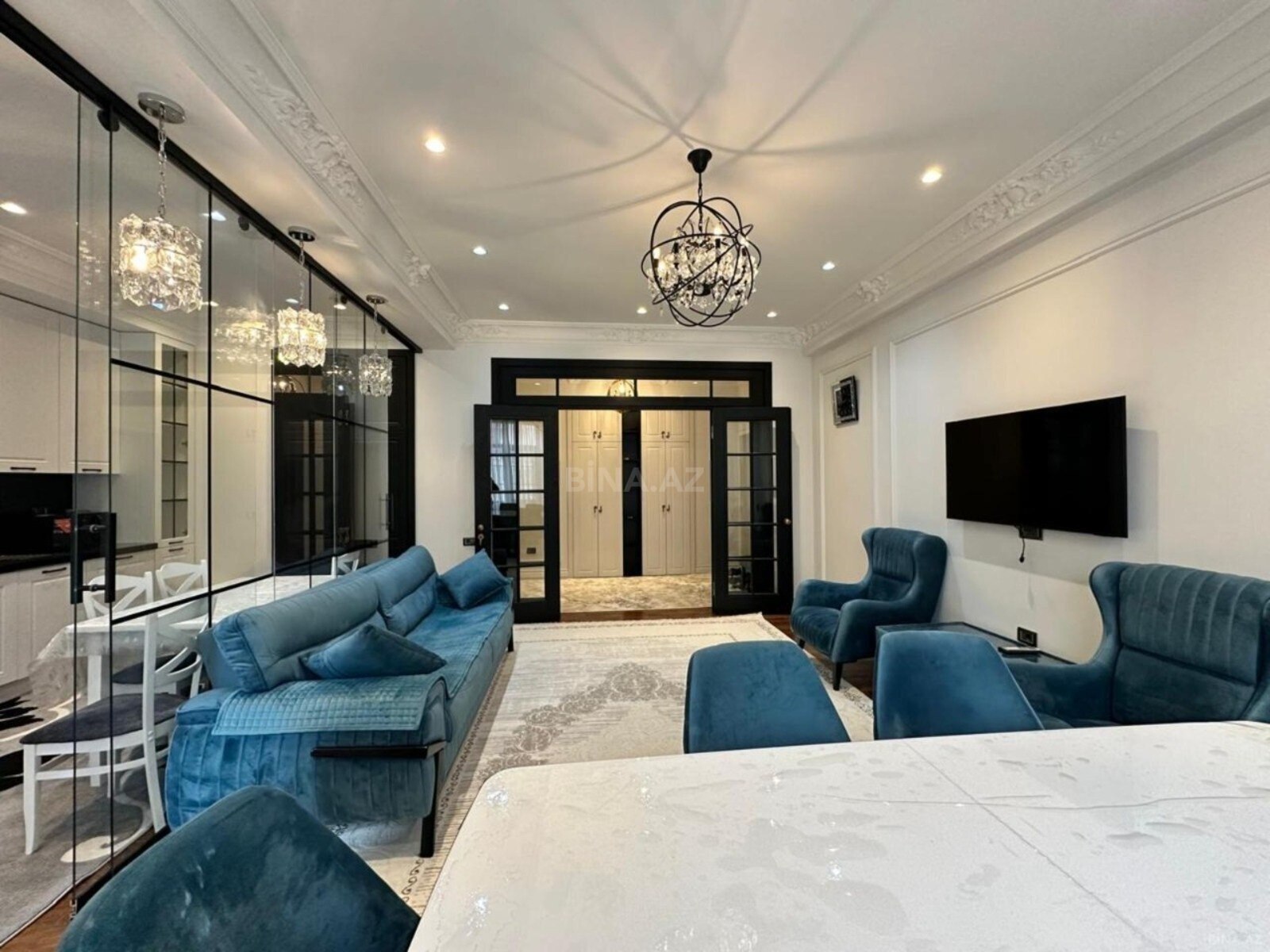 3 otaqlı yeni tikili 120 m², Elmlər Akademiyası m. - şəkil 3