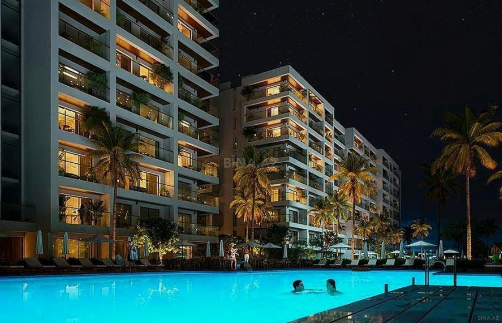 2 otaqlı yeni tikili 65 m², Nardaran q. - əsas şəkil