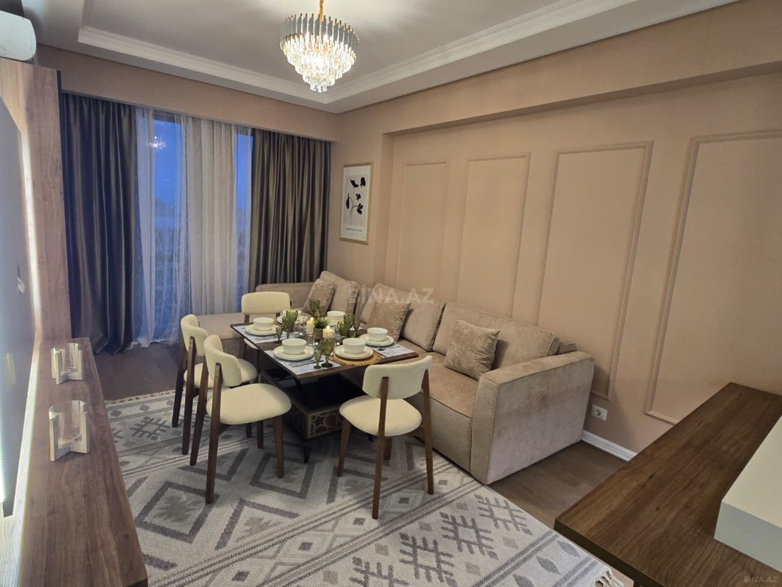 3 otaqlı yeni tikili 70 m², Yasamal q. - şəkil 2