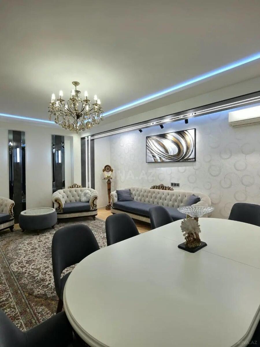 3 otaqlı yeni tikili 130 m², Memar Əcəmi m. - əsas şəkil
