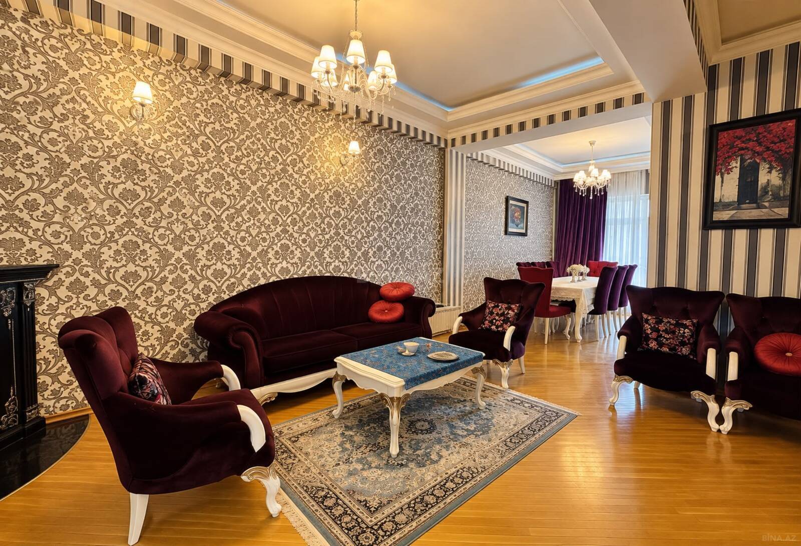 4 otaqlı yeni tikili 140 m², İnşaatçılar m. - şəkil 3