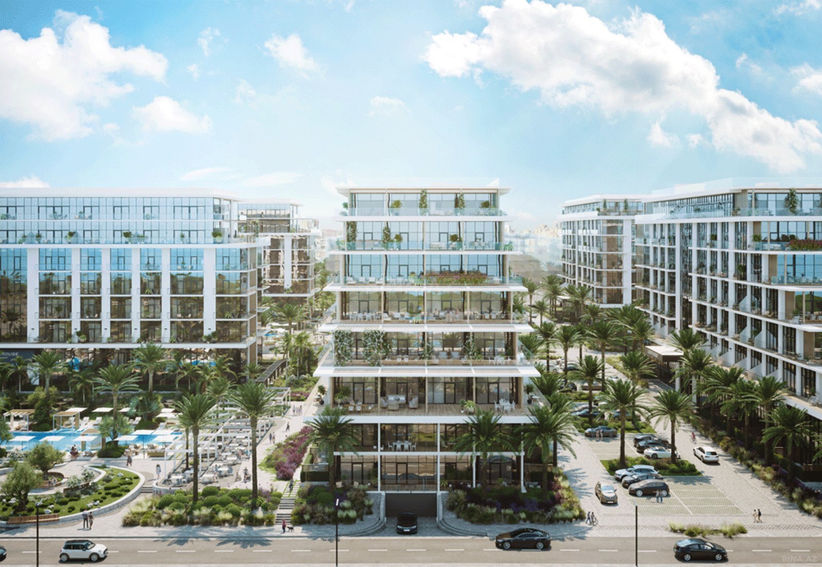 2 otaqlı yeni tikili 75 m², Sea Breeze q. - şəkil 3