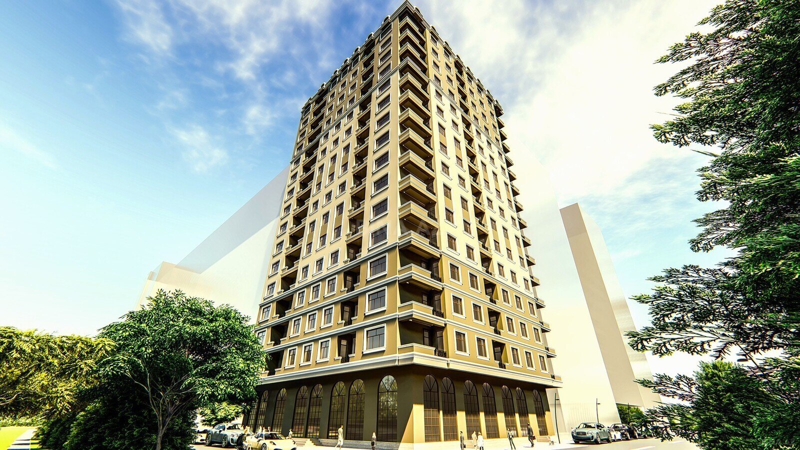 4 otaqlı yeni tikili 186 m², Qara Qarayev m. - şəkil 3