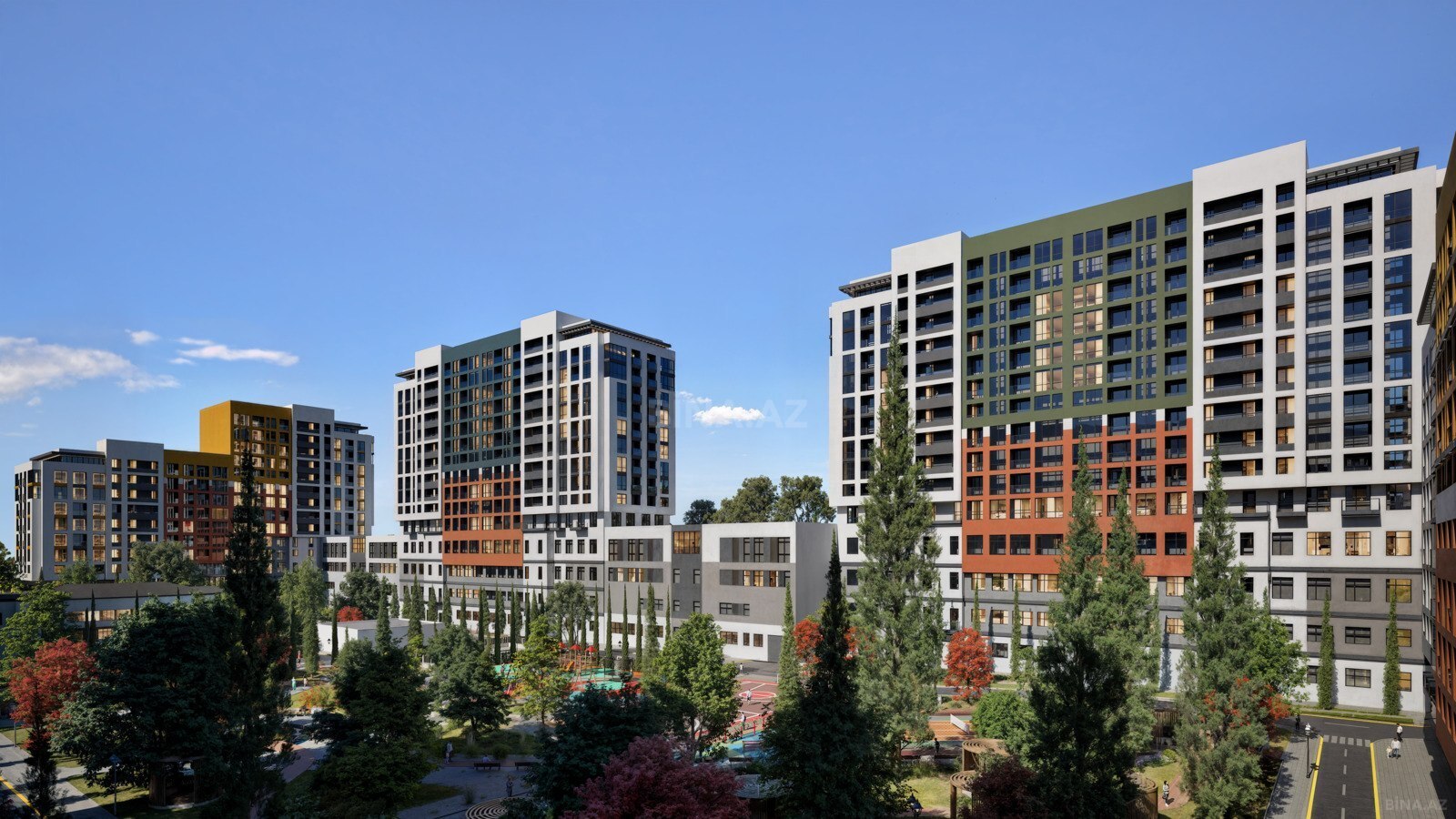 2 otaqlı yeni tikili 81 m², Yeni Yasamal q. - əsas şəkil