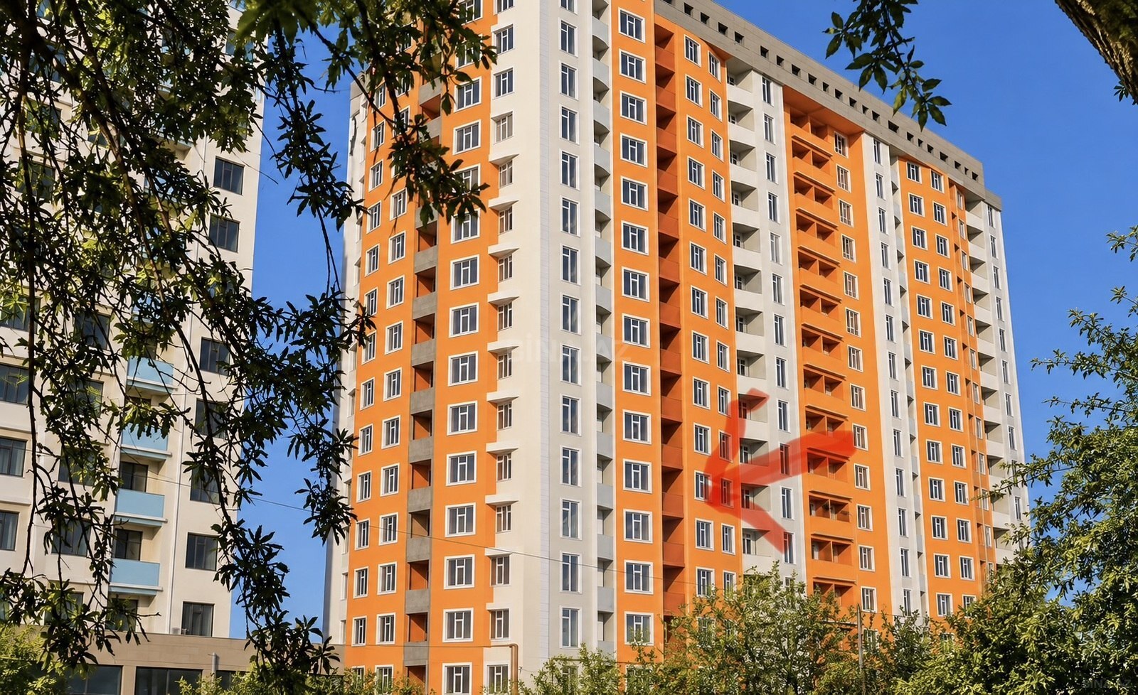 2 otaqlı yeni tikili 56 m², Saray q. - şəkil 2