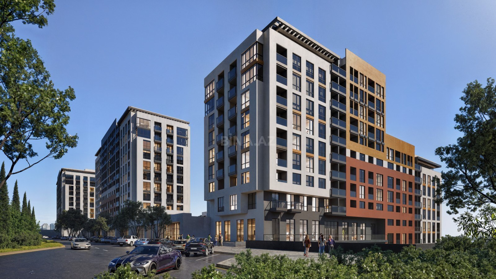 2 otaqlı yeni tikili 81 m², Yeni Yasamal q. - şəkil 2