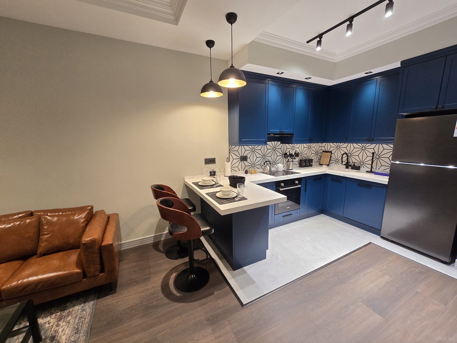 2 otaqlı yeni tikili 55 m², Elmlər Akademiyası m. - şəkil 2