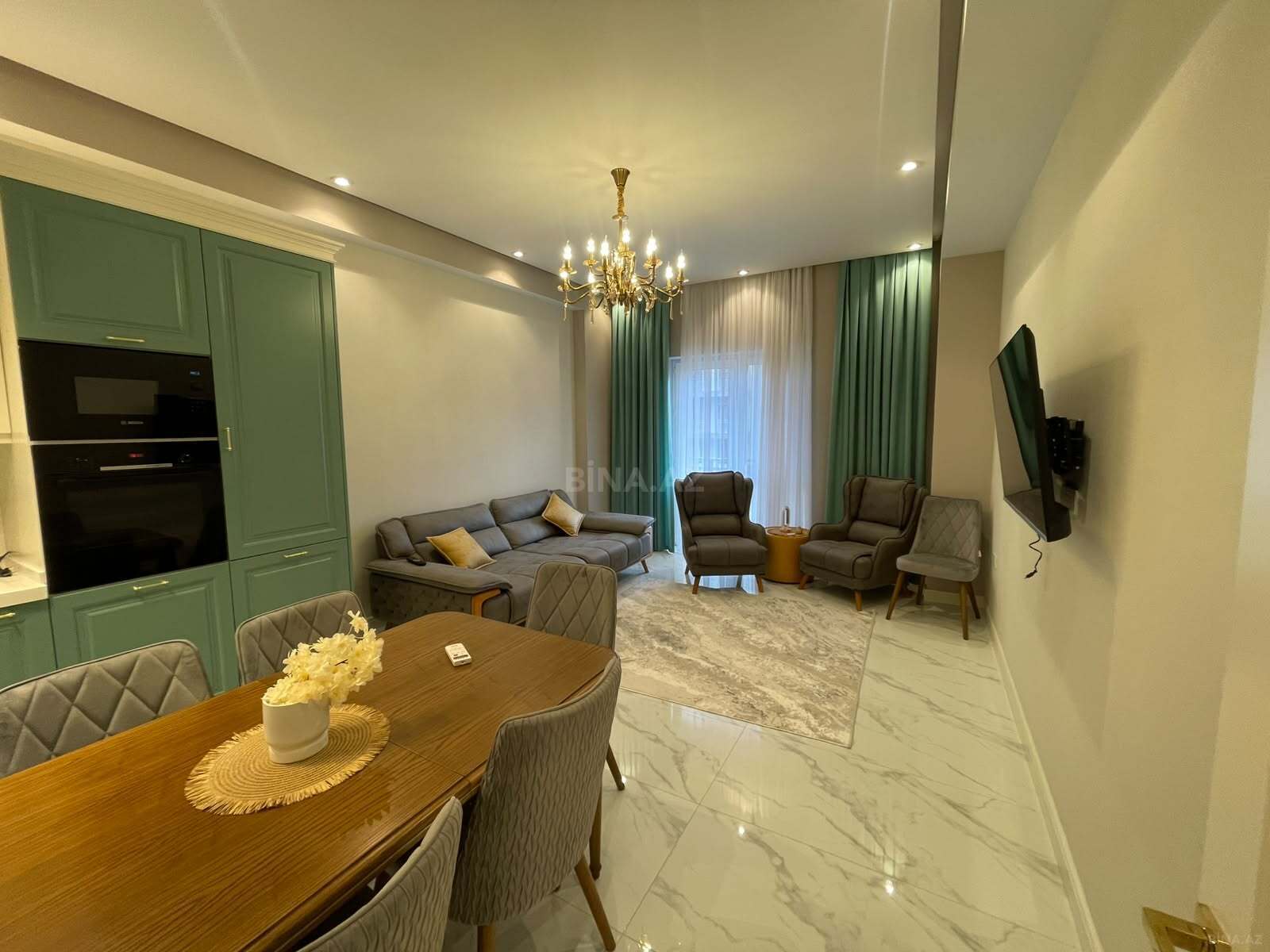 3 otaqlı yeni tikili 105 m², Ağ şəhər q. - şəkil 3
