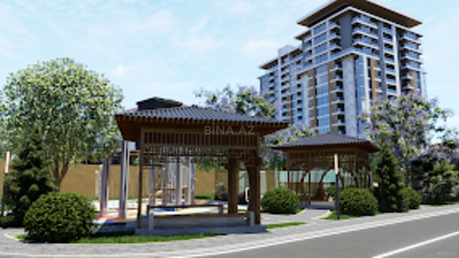 3 otaqlı yeni tikili 128.1 m², Koroğlu m. - şəkil 2