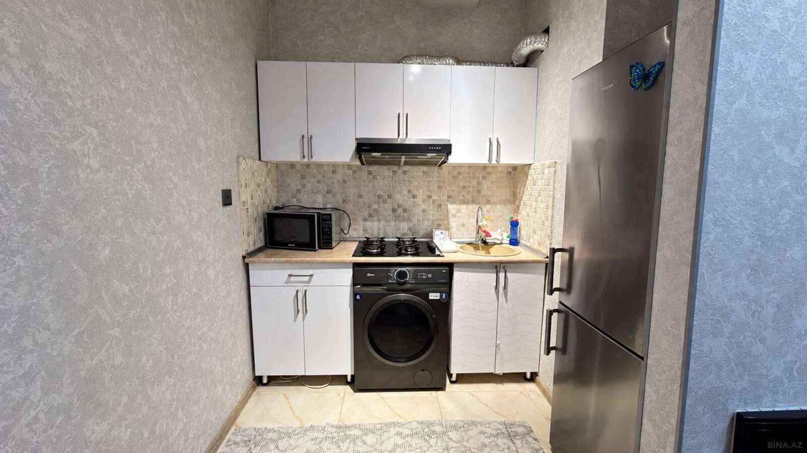2 otaqlı yeni tikili 60 m², Nərimanov r. - şəkil 2