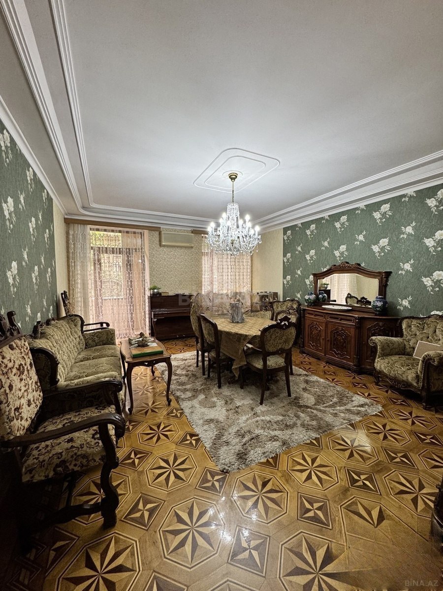 4 otaqlı köhnə tikili 134 m², Sahil m. - şəkil 2