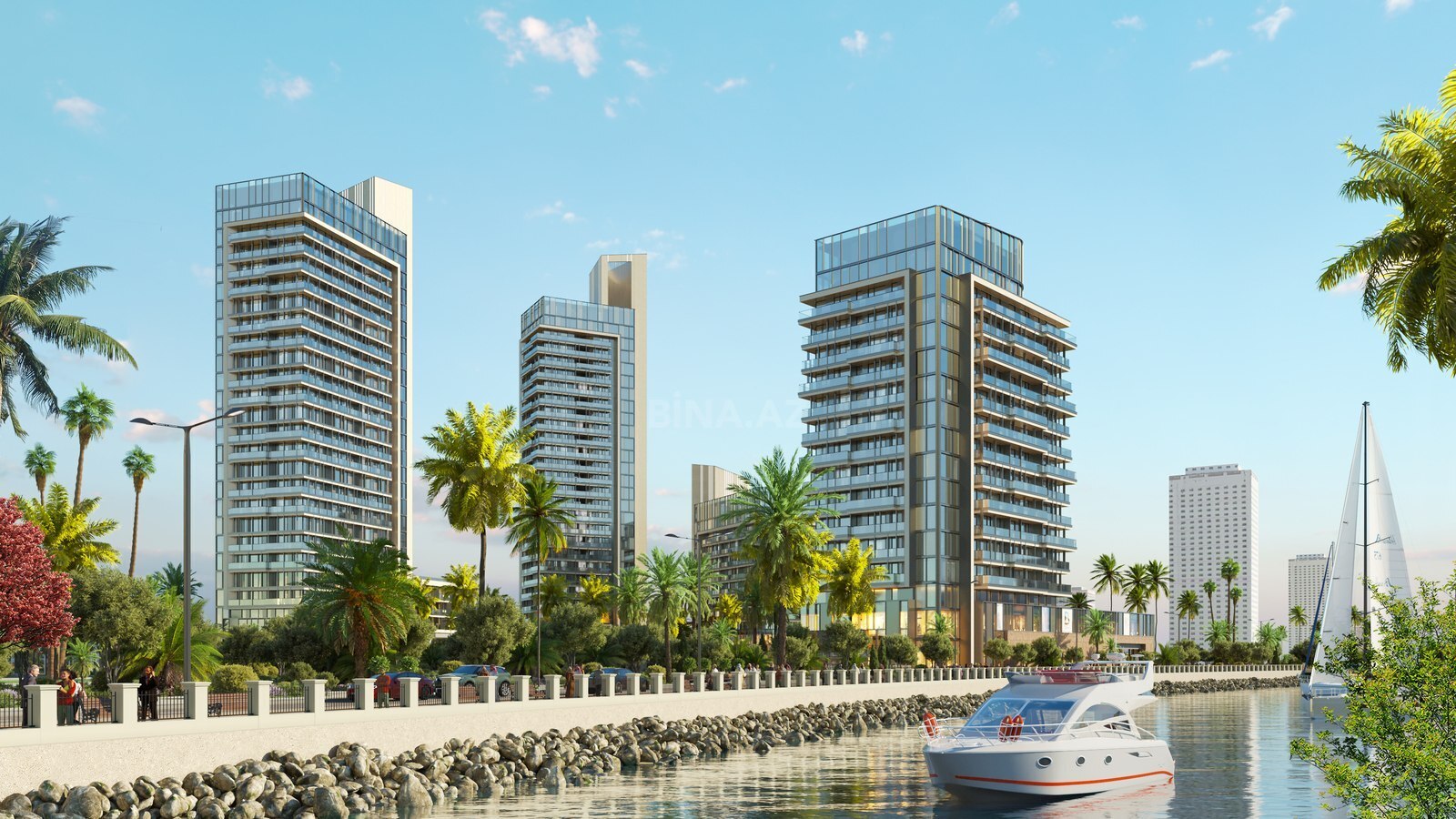 2 otaqlı yeni tikili 99 m², Nardaran q. - şəkil 2
