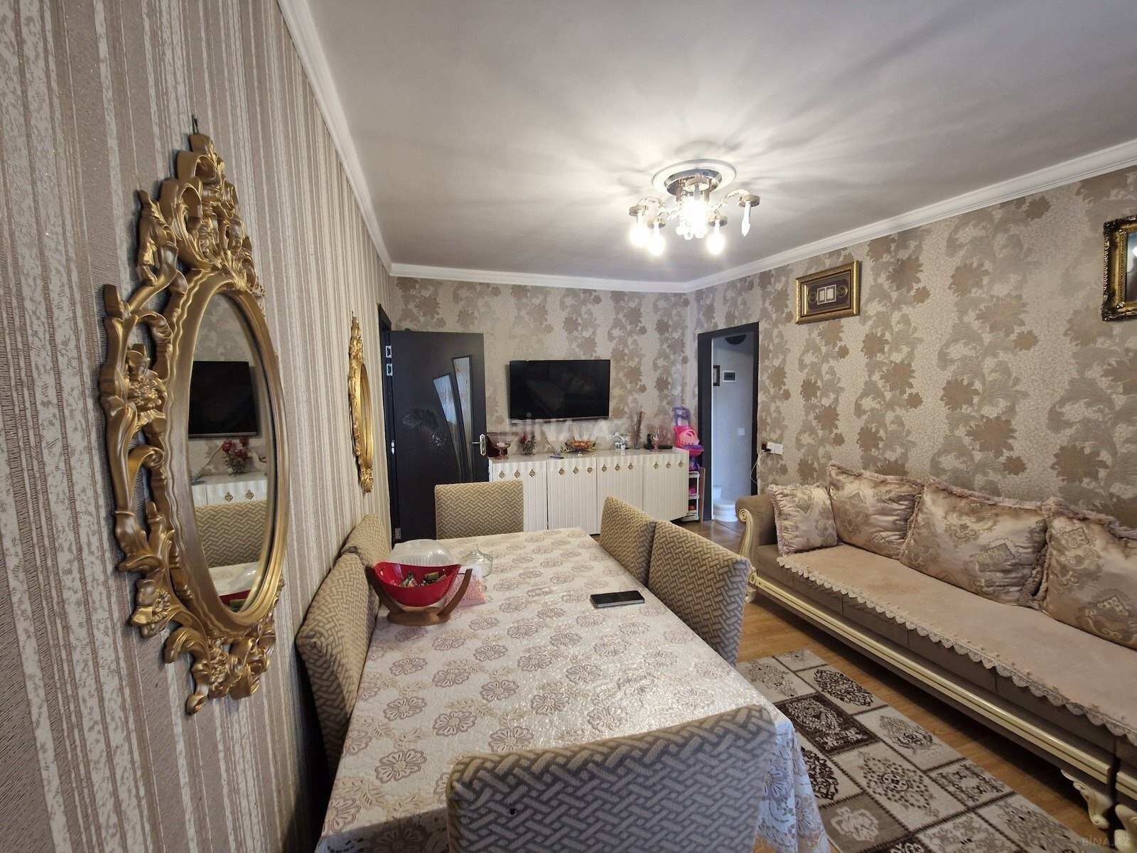 2 otaqlı köhnə tikili 55 m², İnşaatçılar m. - şəkil 2