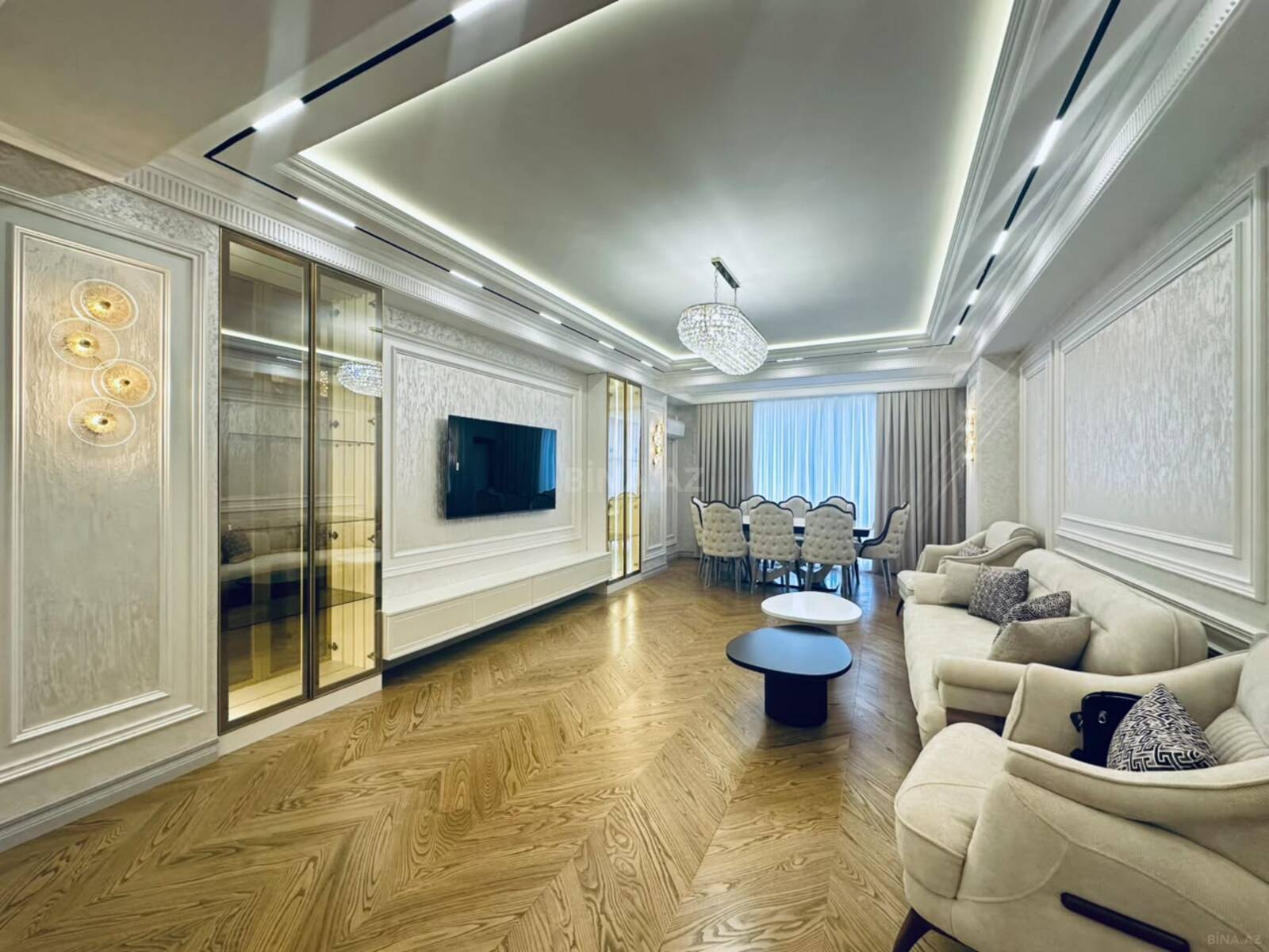 4 otaqlı yeni tikili 233 m², Nərimanov r. - şəkil 2