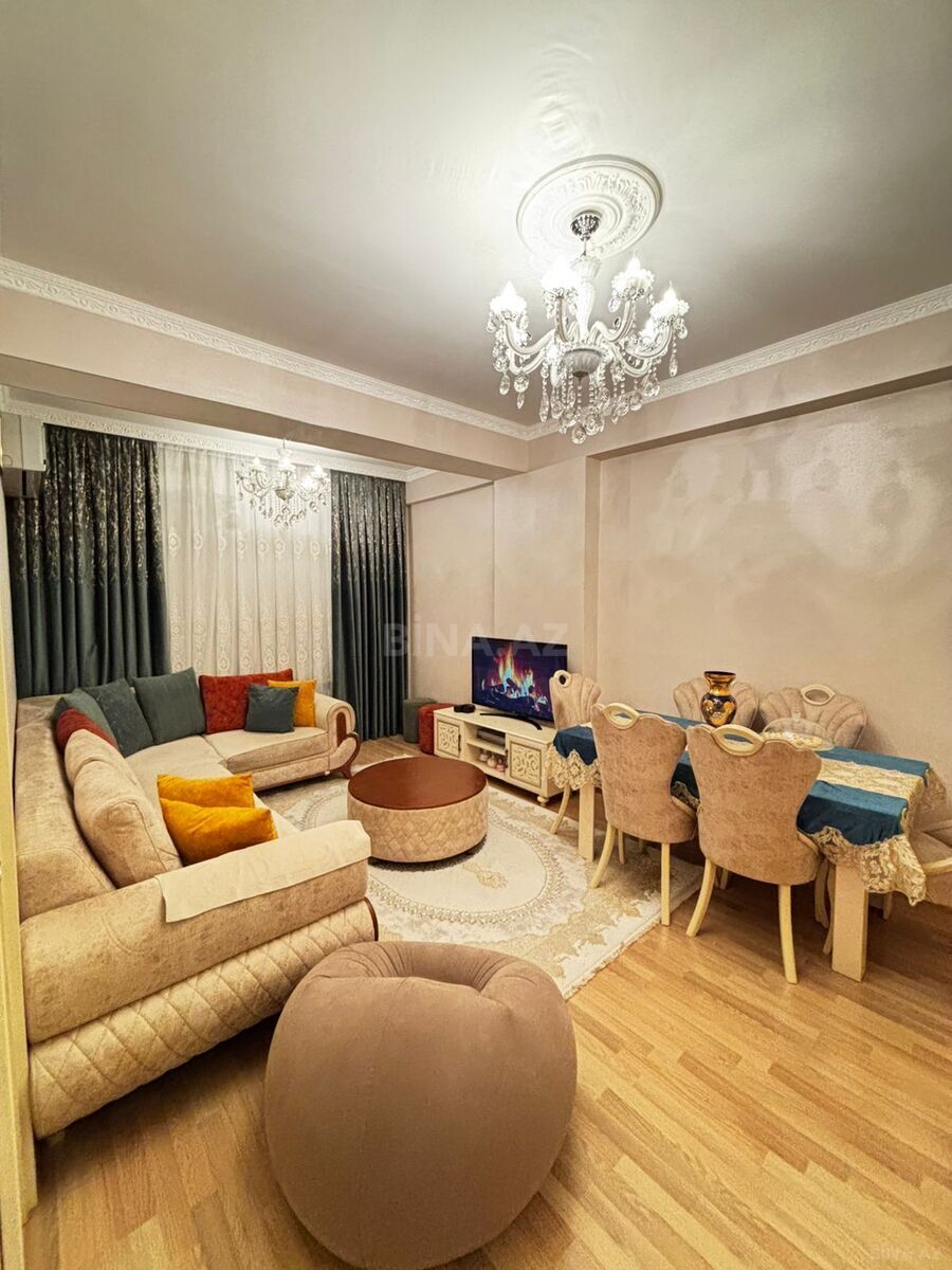 2 otaqlı yeni tikili 77 m², Elmlər Akademiyası m. - əsas şəkil