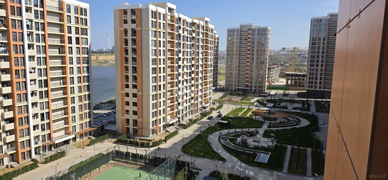 2 otaqlı yeni tikili 55 m², Yasamal r.