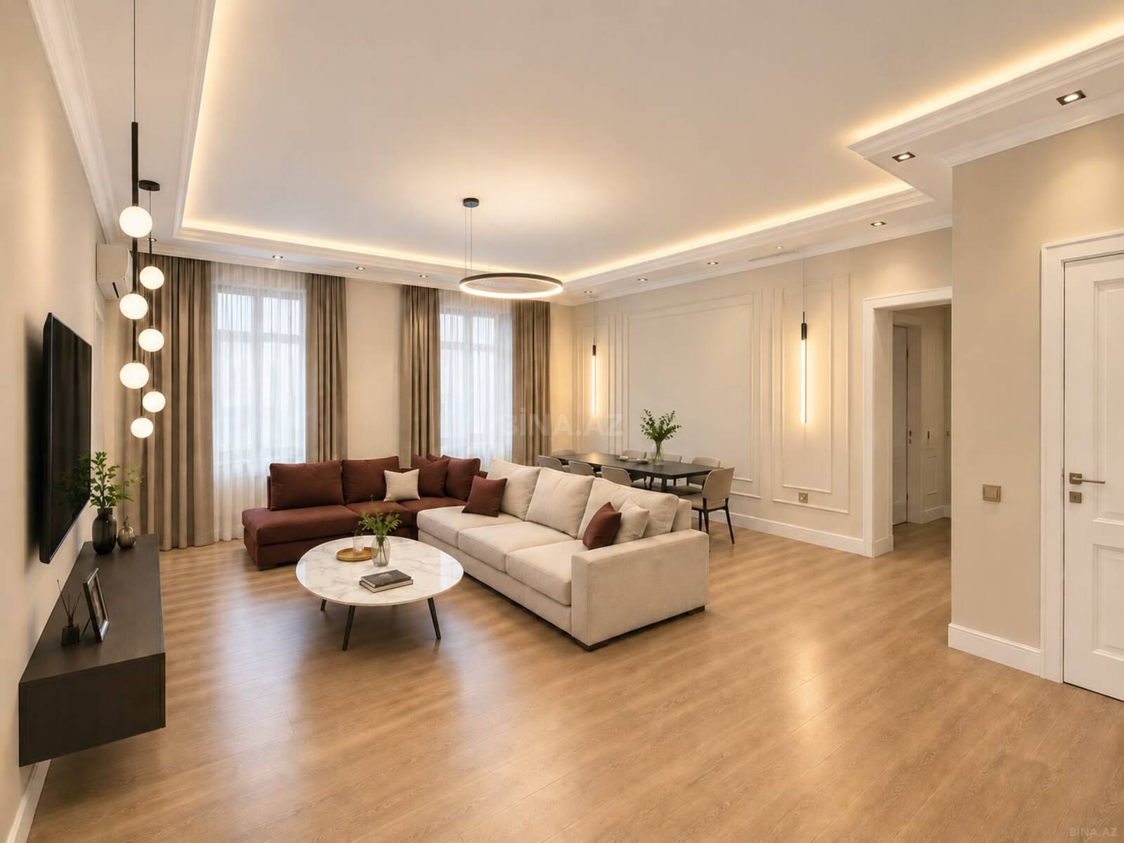 3 otaqlı yeni tikili 150 m², Nizami m. - əsas şəkil