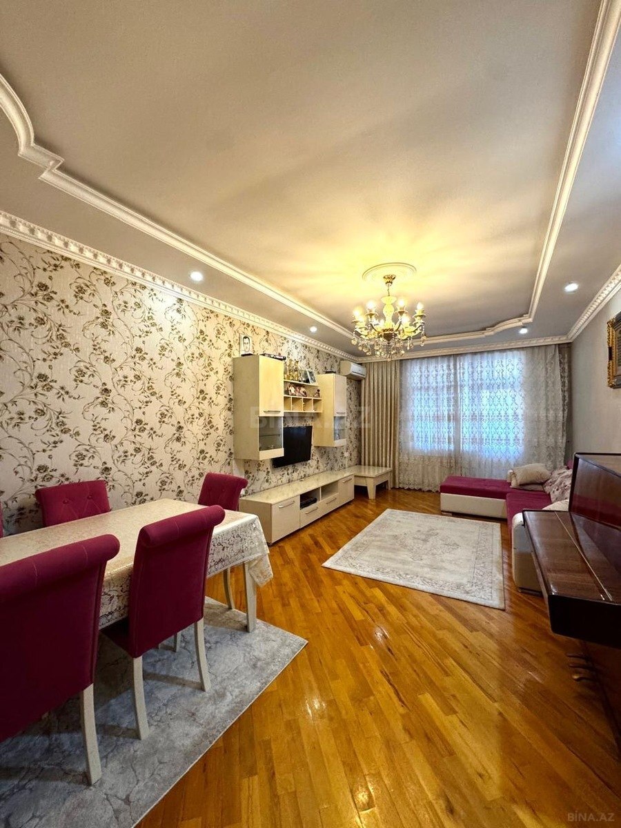 3 otaqlı yeni tikili 120 m², Həzi Aslanov m.