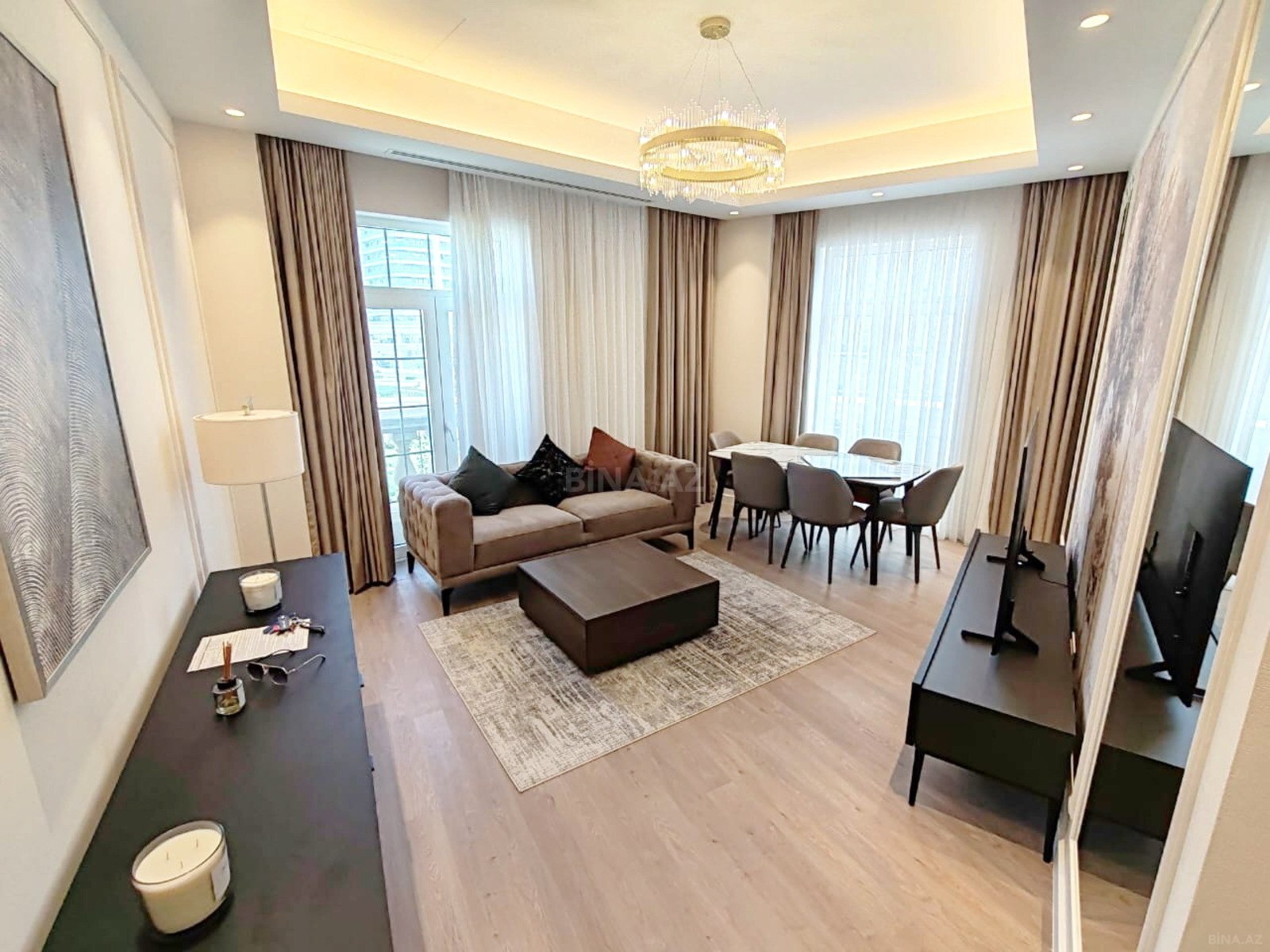 3 otaqlı yeni tikili 120 m², Ağ şəhər q.