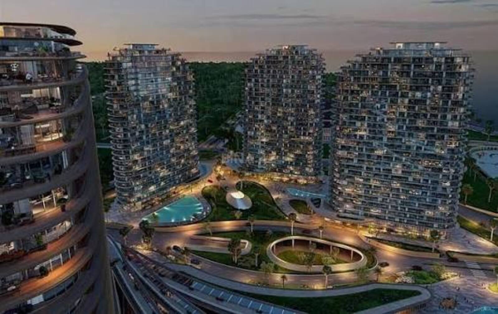 Satılır 1 otaqlı yeni tikili 30 m², Sea Breeze q. - şəkil 3