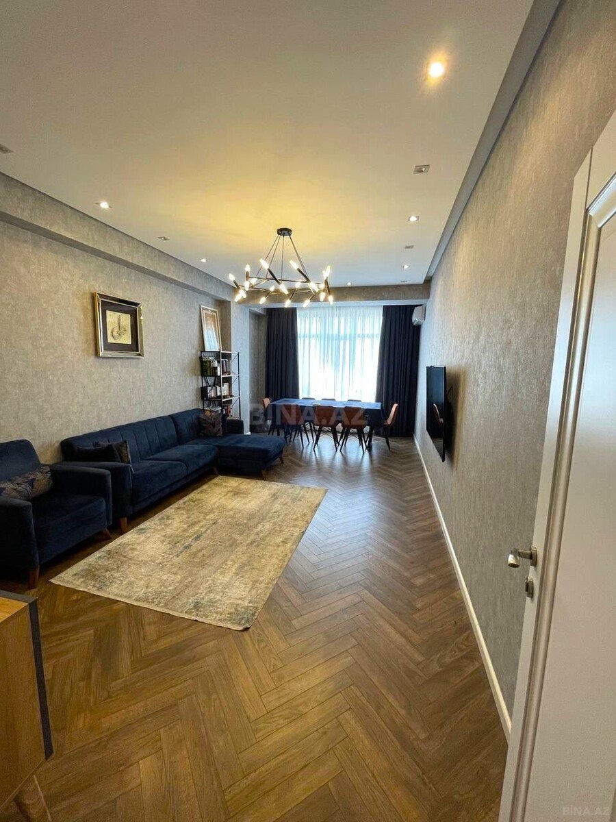 3 otaqlı yeni tikili 110 m², İnşaatçılar m. - əsas şəkil