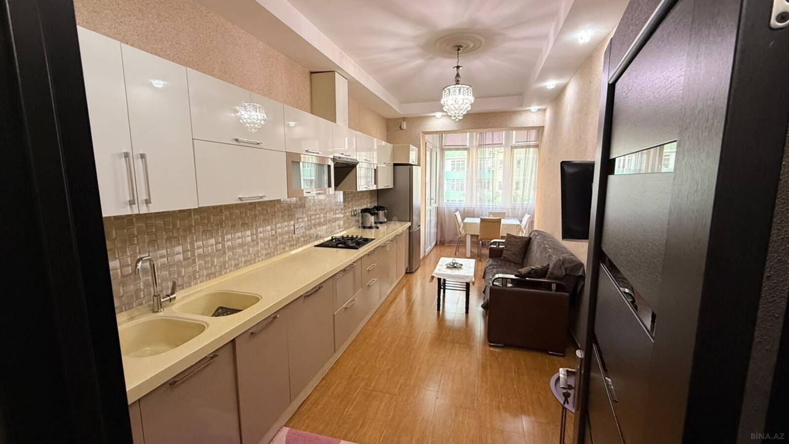 3 otaqlı yeni tikili 110 m², Nəsimi r.