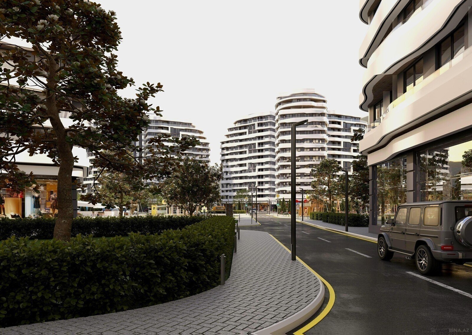 2 otaqlı yeni tikili 61 m², Neftçilər m. - şəkil 2