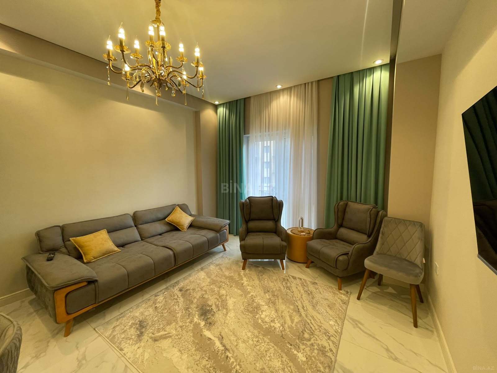 3 otaqlı yeni tikili 105 m², Ağ şəhər q. - əsas şəkil