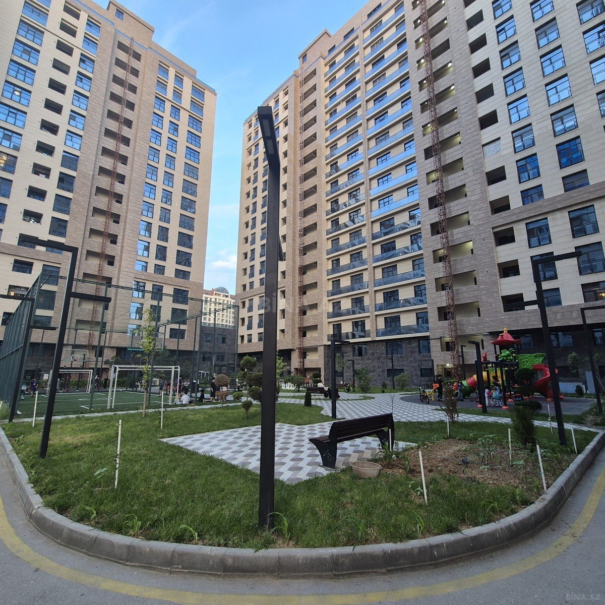2 otaqlı yeni tikili 54 m², Nəsimi r.