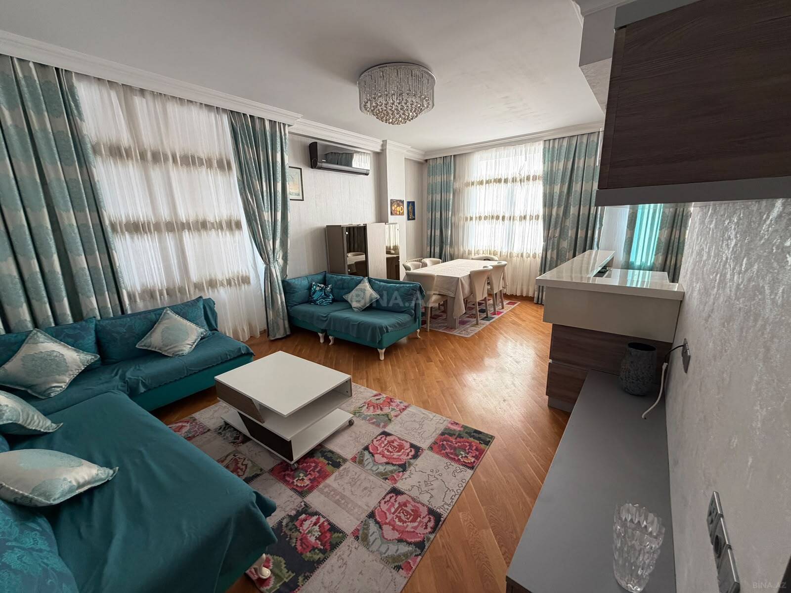 3 otaqlı yeni tikili 100 m², Nəsimi r.