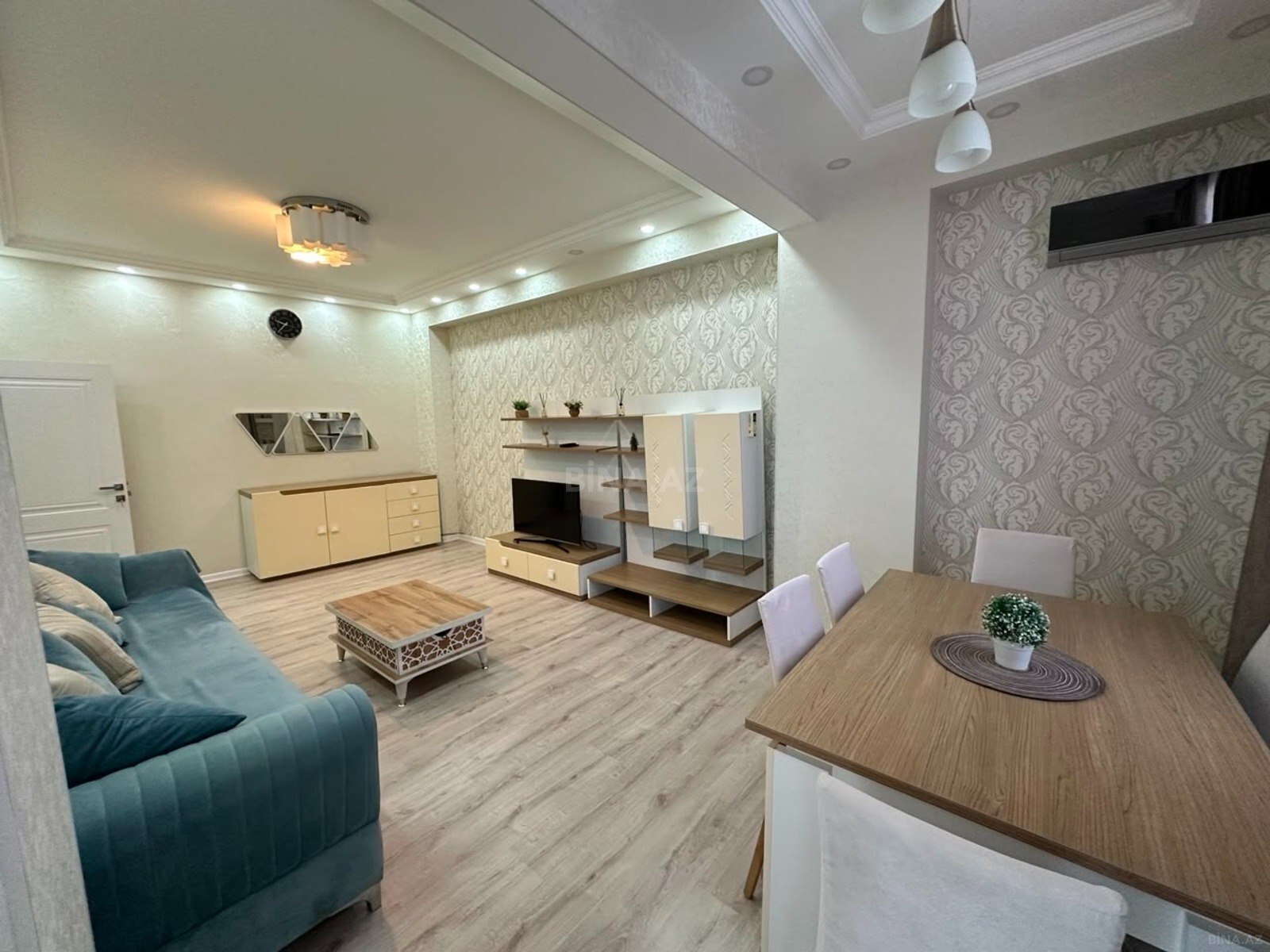 2 otaqlı yeni tikili 60 m², Həzi Aslanov m. - şəkil 2