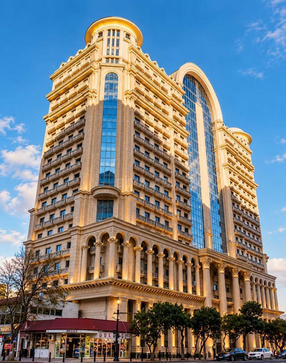 4 otaqlı yeni tikili 216 m², Elmlər Akademiyası m. - əsas şəkil