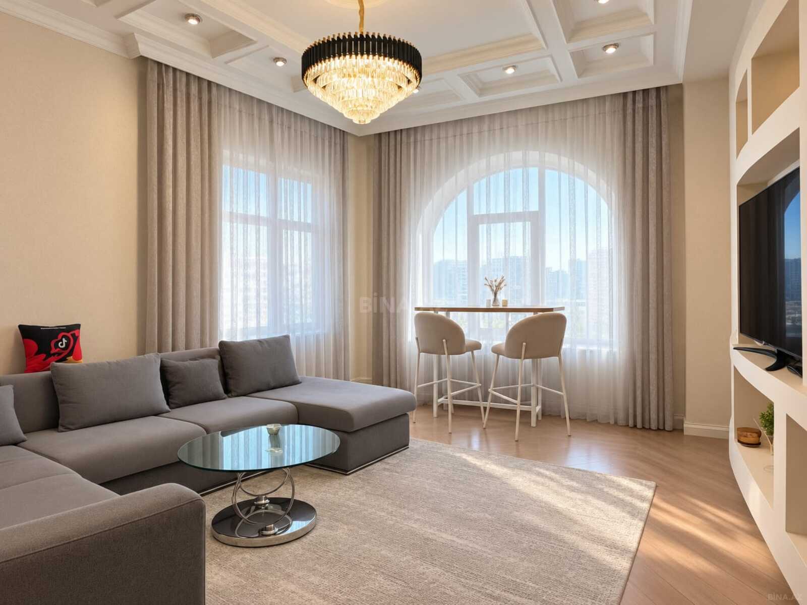 4 otaqlı yeni tikili 125 m², Ağ şəhər q. - əsas şəkil