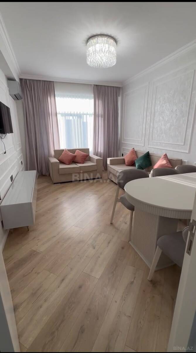 2 otaqlı yeni tikili 55 m², İnşaatçılar m.